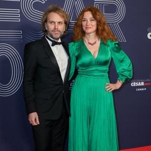 Marine Delterme, Florian Zeller - Photocall de la 47ème édition de la cérémonie des César à l'Olympia à Paris, le 25 février 2022. © Borde-Jacovides/Bestimage