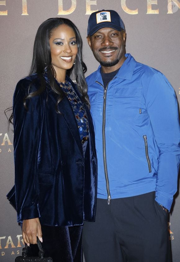 Harry Roselmack et sa compagne Jennifer Galap - Avant-première du film "Avatar : Fire and Ash" (Avatar : de Feu et de Cendres) à la Seine Musicale de Boulogne-Billancourt le 5 décembre 2025. © Marc Ausset-Lacroix/Bestimage