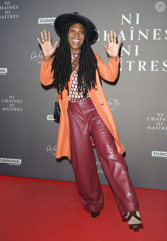 Kareen Guiock Thuram - Avant-premiere du film "Ni Chaînes Ni Maîtres" au cinéma Pathé Wepler à Paris le 10 Septembre 2024. © Coadic Guirec/Bestimage