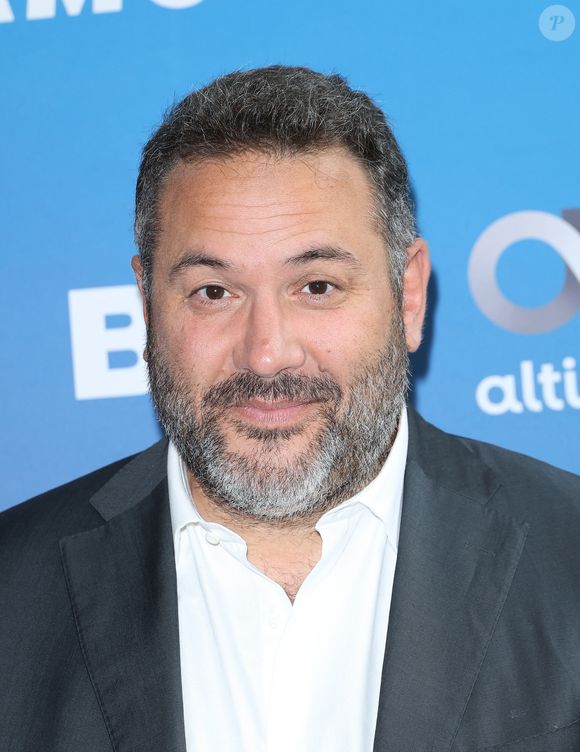 Bruce Toussaint quitte BFMTV pour la future matinale de TF1 - Bruce Toussaint lors de la conférence de presse de rentrée BFM TV. - RMC du groupe Altice France à Paris, France, le 31 août 2023. © Coadic Guirec/Bestimage