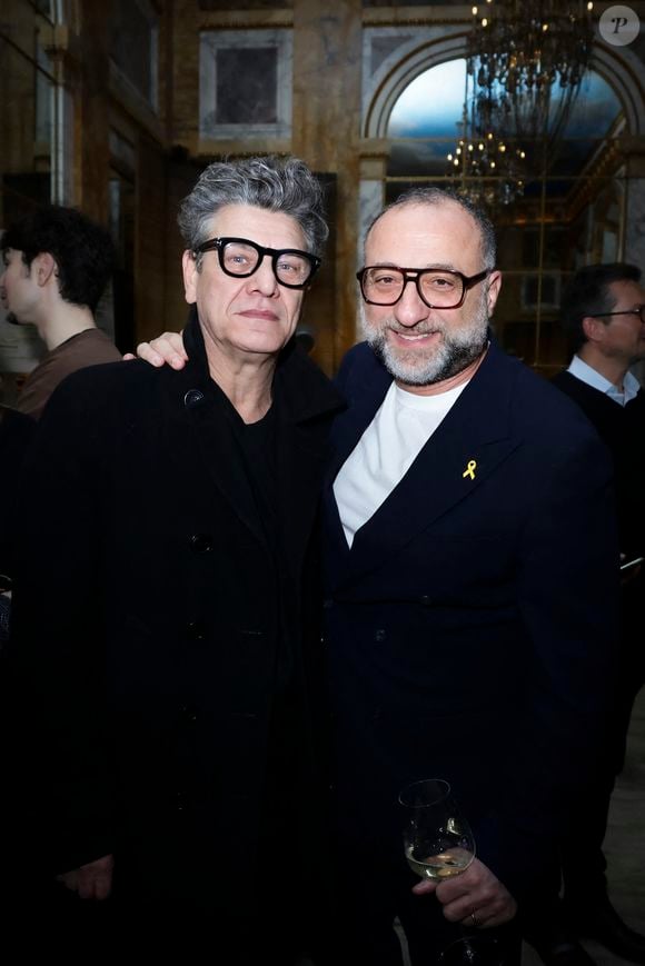 Franck Tapiro, Marc Lavoine - Hélène in Paris présente son nouvel album à l'Hôtel de Crillon, A Rosewood Hotel à Paris le 4 février 2025.

© Jack Tribeca / Bestimage