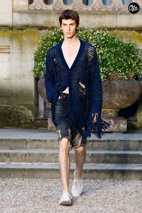 Défilé de mode Dior Homme Prêt à Porter Collection Homme Printemps/Été 2027 lors de la Fashion Week de Paris, France, le 24 juin 2026. © Bestimage