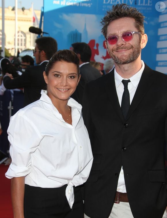 Emma De Caunes et son mari Jamie Hewlett - Tapis rouge avant la projection de "Good Time" lors 43ème Festival du Cinema Americain de Deauville le 2 septembre 2017. © Denis Guignebourg/Bestimage