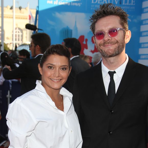 Emma De Caunes et son mari Jamie Hewlett - Tapis rouge avant la projection de "Good Time" lors 43ème Festival du Cinema Americain de Deauville le 2 septembre 2017. © Denis Guignebourg/Bestimage