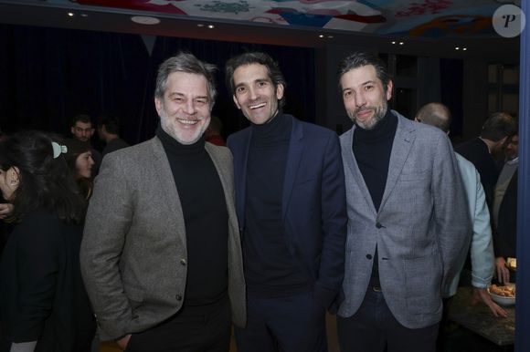 Exclusif - Ronald Guintrange, Romain Lachens, guest,  - lors de la présentation du livre de R.Lachens "De la France qui râle à la France qui gagne.

© Jack Tribeca / Bestimage