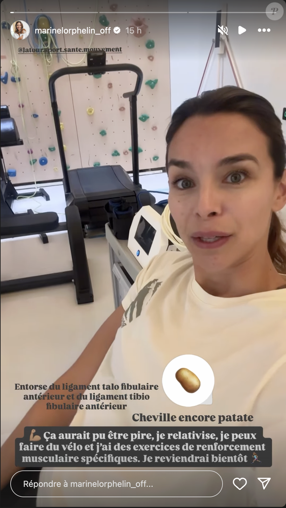 Un gros coup dur pour Marine Lorphelin qui souffre d'une "entorse du ligament talo-fibulaire antérieur et du ligament tibio-fibulaire antérieur"

Marine Lorphelin sur Instagram le 21 octobre 2025