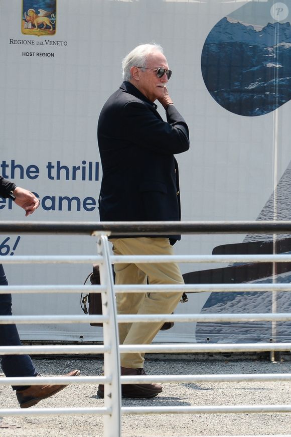 Le père de Jeff Bezos, Miguel Bezos arrive à Venise pour le mariage de son fils avec Lauren Sanchez. Backgrid UK/ Bestimage