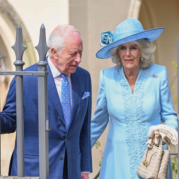 Il s'agit du sac Andiamo 

La Reine Camilla lors de la messe de Pâques à la chapelle St George au château de Windsor le 20 avril 2025



Pictured: King Charles (Le roi Charles III d'Angleterre) III, Queen Camilla (Camilla Parker Bowles, reine consort d'Angleterre)