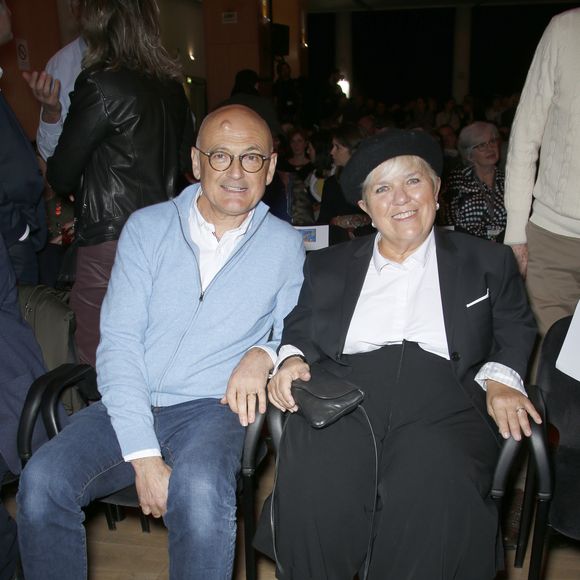Mimie Mathy et son mari Benoist Gérard - Soirée de clôture du 22ème Festival des créations télévisuelles de Luchon. Le 8 février 2020
© Christophe Aubert via Bestimage