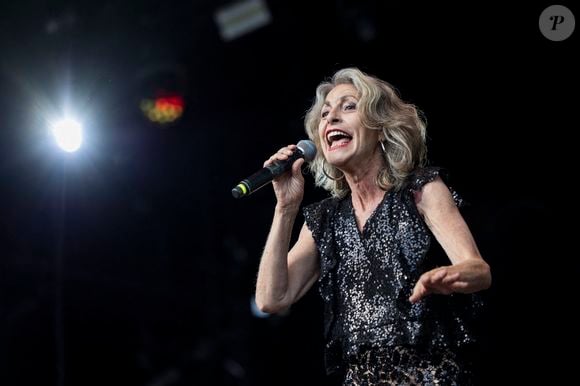 Lio lors du spectacle "Totalement 80" a Aywaille en Belgique le 02 juillet 2023 - Photo by Anceau C/Belpress/ANDBZ/ABACAPRESS.COM