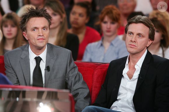 Archive - Marc Francois et Claude Francois JR - Emission "Vivement dimanche" à Paris, le 29 février 2012.