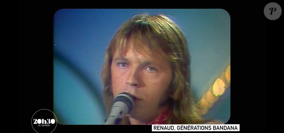 Image de Renaud dans le documentaire "Renaud, Générations Bandana", diffusé samedi 9 mai 2026 dans "20h30, le samedi" sur France 2.