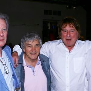 Rétro - Décès de Pascal Danel  - Archives - Herbert Léonard, Georges Chelon, Bernard Sauvat et Pascal Danel - Léo Marjane fête ses 100 ans, en compagnie de ses amis, à la salle des fêtes de Barbizon , le 31 août 2012.