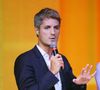 "Je mange plus tôt le matin et entre 18 et 19 heures le soir, le temps de digérer et de me sentir léger", indique-t-il.
Jean-Baptiste Boursier - Conférence de presse du groupe NextRadioTV qui regroupe BFM TV et RMC à Paris le 2 septembre 2015.
