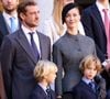 Une naissance à venir qui ravi l'ensemble du clan Grimaldi !

Pierre Casiraghi, Beatrice Borromeo, Stefano et Francesco  dans la cour du palais princier le jour de la fête nationale de Monaco . © Jean-Charles Vinaj / Pool Monaco / Bestimage