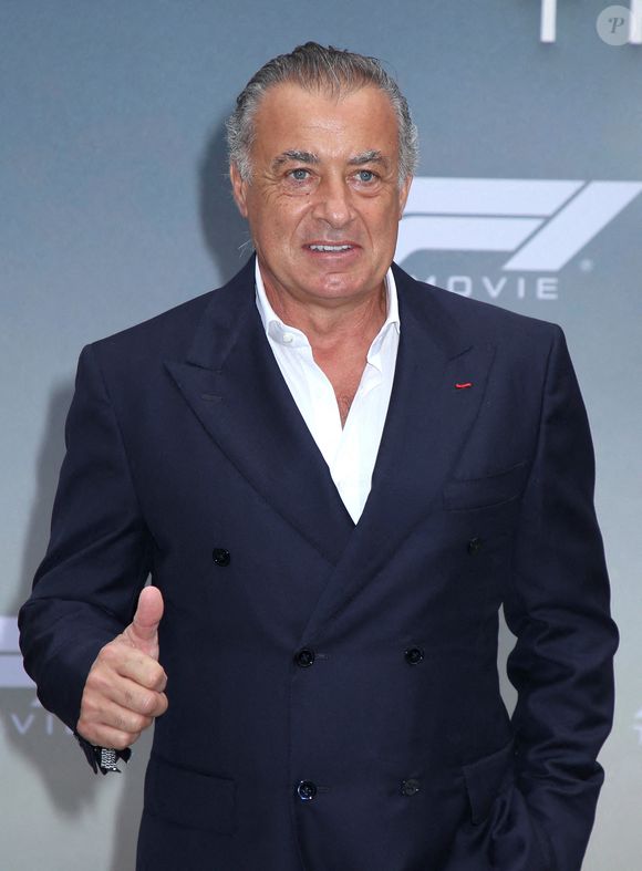 Jean Alesi à la première mondiale de 'F1' organisée par Apple Original Films & Warner Bros. Pictures à Times Square à New York City, le 16 juin 2025. ©Steven Bergman/AFF/ABACAPRESS.COM