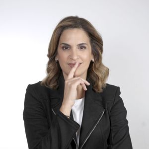 Exclusif - Portraits de Sonia Mabrouk lors de l'enregistrement de l'émission "Chez Jordan de Luxe" à Paris le 16 octobre 2024.  |Exclusif - Portraits de Sonia Mabrouk lors de l'enregistrement de l'émission "Chez Jordan de Luxe" à Paris
