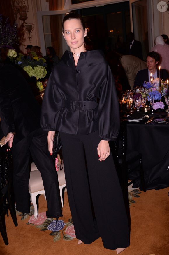 Exclusif - Ilona Smet lors du dîner de la soirée de présentation de la collection Messika by Kate Moss à l'hôtel Ritz à Paris en marge de la fashion week collection printemps/été 2022 le 3 octobre 2021.

© Rachid Bellak / Bestimage