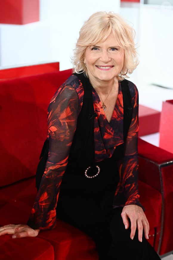 Exclusif - Catherine Ceylac - Enregistrement de l'émission Vivement dimanche au studio Rive Gauche, presentée par Michel Drucker . Diffusion sur France 3 le 22/03/2026. Photos prises le 11 mars 2026. © Guillaume Gaffiot / Bestimage