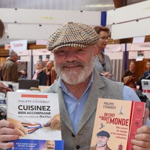 Philippe Etchebest à la Halle Georges Brassens à Brive-la-Gaillarde pour la Foire du Livre de Brive, le 9 novembre 2025. ©Jean-Marc LHOMER/Bestimage.