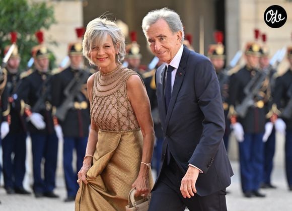 Bernard Arnault et sa femme Hélène arrivant au palais de l’Elysée pour un dîner d’état en l’honneur de la visite du roi de Thaïlande et de sa femme à Paris le 29 juin 2026.

© Christian Liewig / Bestimage