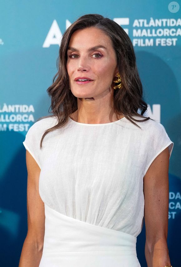 La reine Letizia d'Espagne assiste à la cérémonie de clôture de l'Atlantida Mallorca Film Fest au Centre culturel La Misericordia. LALO YASKY / BESTIMAGE