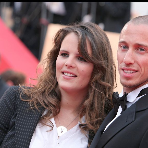 Laure Manaudou et Frédérick Bousquet, lors de la montée des marches du film "La princesse de Montpensier", au 63ème Festival de Cannes, en 2010. BORDE-MOREAU / BESTIMAGE