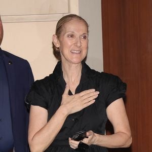 La chanteuse Céline Dion rentre à son hôtel à 1h30 du matin après une longue répétition pour les Jeux Olympiques de 2024 à Paris, le 25 juillet 2024. Photo par : Backgrid USA / Bestimage