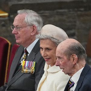 La famille royale britannique et les personnalités assistent à un service d'action de grâce à l'abbaye de Westminster à Londres, à l'occasion du 80ème anniversaire du jour de la Victoire en Europe (VE Day), le 8 mai 2025.
