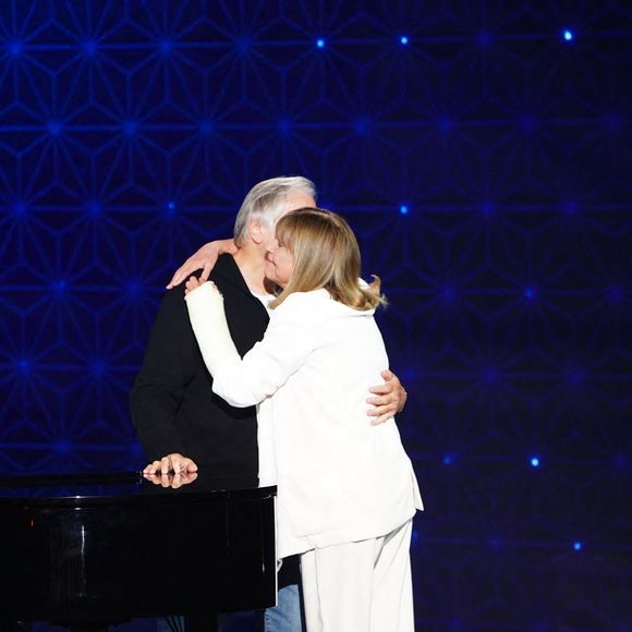Exclusif - Jean-Jacques Debout, Chantal Goya - Surprises - Enregistrement de l'émission "La boîte à secrets 12", présentée par F.Bollaert et diffusée le 17 décembre sur France 3. Le 5 octobre 2021 © Rubens Hazon / Bestimage