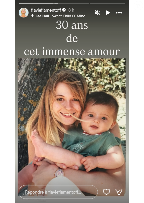 Ce mardi 23 décembre, son fils aîné Antoine Flament a 30 ans.

Flavie Flament fête le 30e anniversaire de son fils Antoine Flament.