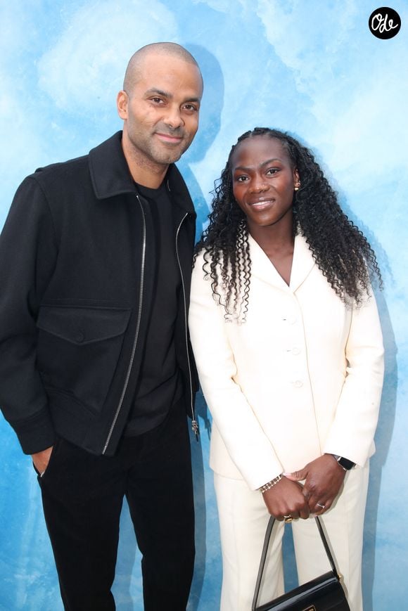 Tony Parker et Clarisse Agbegnenou - Célébrités au Défilé Dior, Collection Prêt-à-porter Printemps / Eté 2025 dans le cadre de la Fashion Week de Paris, France, le 24 Septembre 2024. 

© Bertrand Rindoff / Bestimage