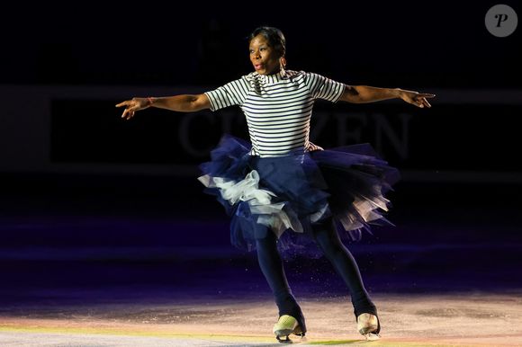 Surya Bonaly - Gala de clôture des championnats du monde de patinage artistique 2022 à Montpellier le 27 mars 2022. © Mpp/Bestimage