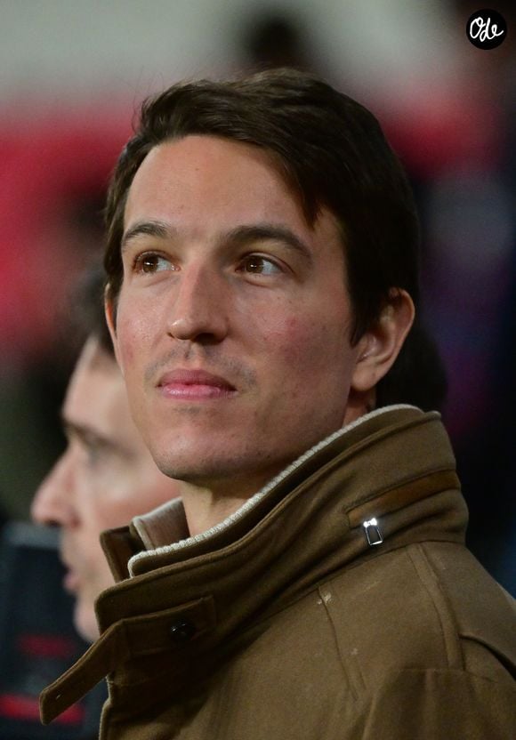 Alexandre Arnault - Célébrités dans les tribunes du match de Ligue 1 McDonald's entre le PSG (Paris Saint-Germain) et le Paris FC (2-1) au Parc des Princes à Paris le 4 janvier 2026. © Christian Liewig/Bestimage
