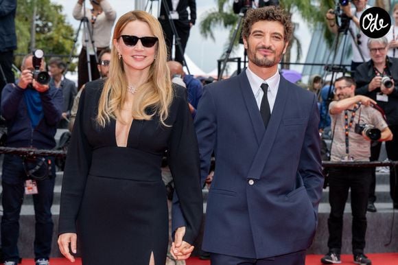 Virginie Efira et Niels Schneider - Montée des marches du film « L’inconnue» lors du 79ème Festival International du Film de Cannes © Olivier Borde / Bestimage