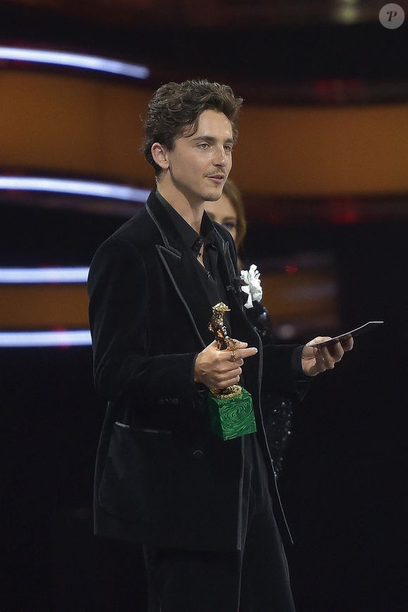 Timothée Chalamet à la cérémonie David di Donatello Awards  à Rome, le 7 mai 2025. Backgrid UK/ Bestimage
