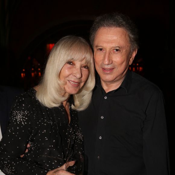 Dany Saval et son mari Michel Drucker lors de la soirée de lancement du livre du Dr Yves Lahiani 'Le Dompteur de maux' à Paris, France le 19 Avril 2018. Photo Jerome Domine/ABACAPRESS.COM