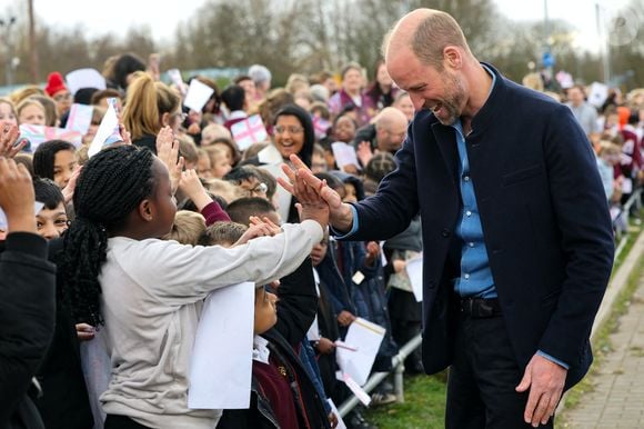 Le prince William, prince de Galles, lors d'une visite officielle à un cours de formation d'arbitres de la FA au Sporting Khalsa FC à l'Aspray Arena Willenhall West Midlands ALPHA AGENCY / BESTIMAGE