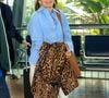 "C’est très bien aussi de tourner la page", a déclaré la comédienne de 63 ans. 
Philippine Leroy-Beaulieu arrive à l'aéroport de Nice avant le 79ème Festival de Cannes, France, le 14 mai 2026. © Laetitia Notarianni/Bestimage