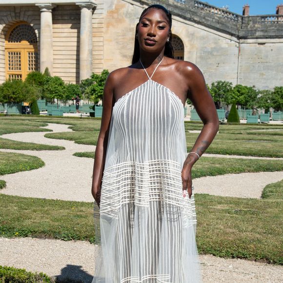 Aya Nakamura assiste au défilé Jacquemus Menswear Spring/Summer 2026 dans le cadre de la semaine de la mode à Paris, France, le 29 juin 2025. Photo par Aurore Marechal/ABACAPRESS.COM