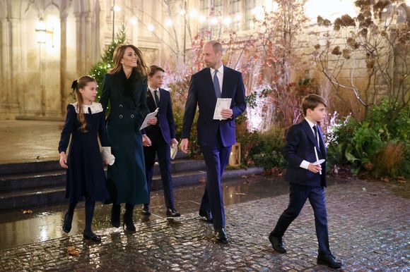 Le Prince et la Princesse de Galles et d'autres membres de la famille royale assistent au cinquième service de chants "Ensemble à Noël" à l'Abbaye de Westminster, Londres, Royaume-Uni, le 5 décembre 2025. Chris Jackson/WPA-Pool/Bestimage