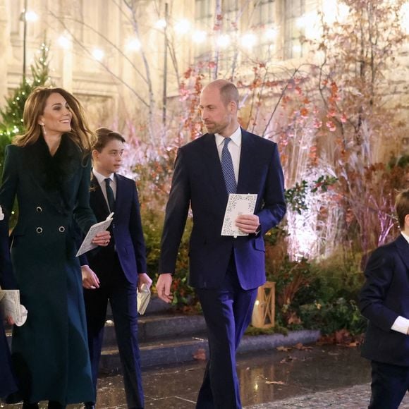 Le Prince et la Princesse de Galles et d'autres membres de la famille royale assistent au cinquième service de chants "Ensemble à Noël" à l'Abbaye de Westminster, Londres, Royaume-Uni, le 5 décembre 2025. Chris Jackson/WPA-Pool/Bestimage