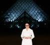 Passionné de vin, il aime travailler les associations et rechercher une véritable longueur en bouche.

La cheffe Anne-Sophie Pic au Grand Diner du Louvre à Paris.