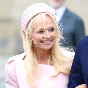 Emma Bunton quitte les lieux après le mariage de Melanie Brown, alias Mel B, des Spice Girls, avec son fiancé, le coiffeur Rory McPhee, à la cathédrale Saint-Paul de Londres le samedi 5 juillet 2025. Crédit photo : Toby Shepheard/PA Wire