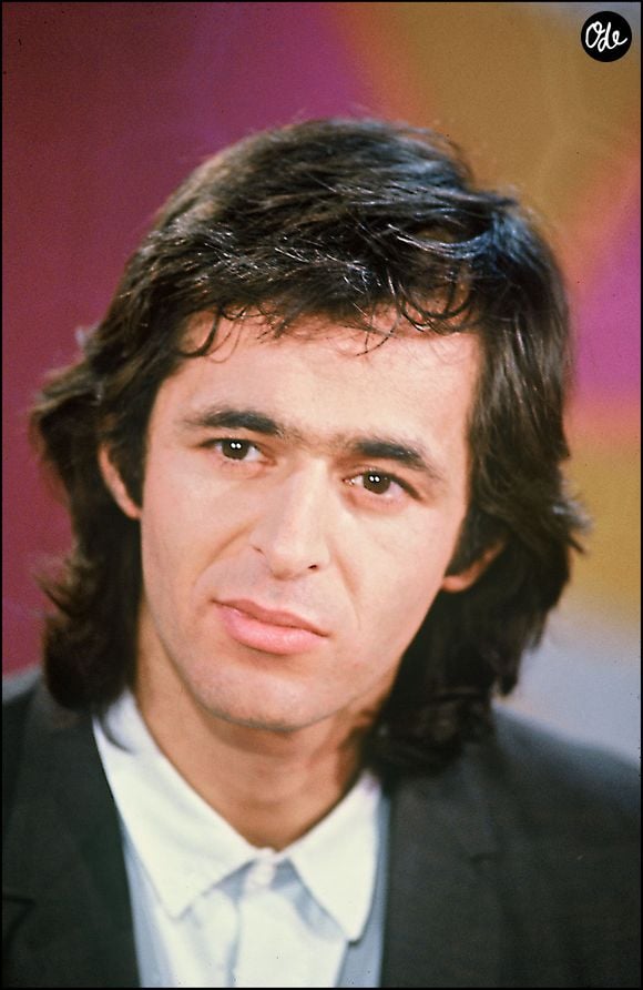 Jean-Jacques Goldman sur un plateau de télévision à Paris, le 6 juin 1986. Archives. Photo : Charriau/Bestimage.
