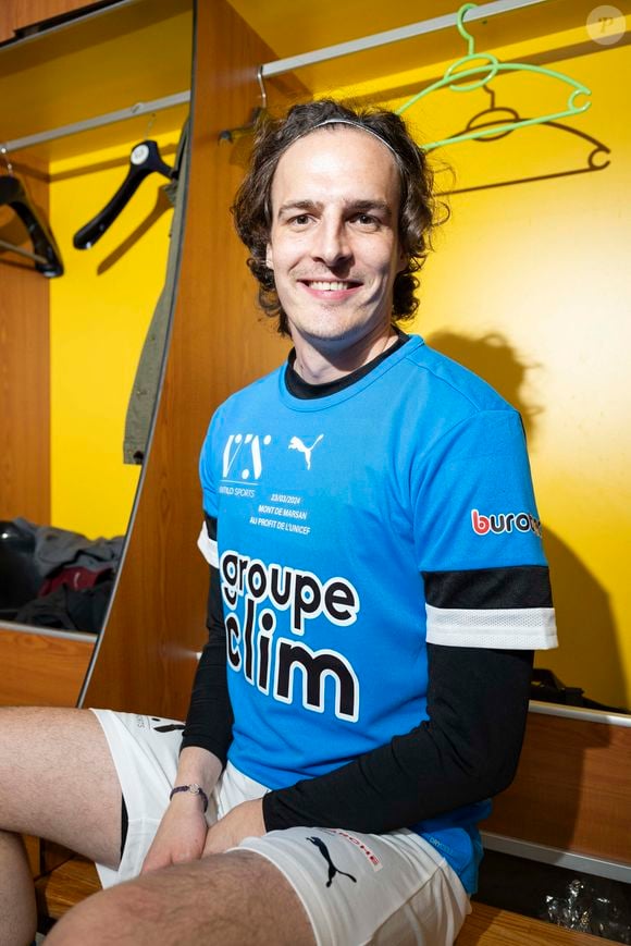 Exclusif - Paul de Saint Sernin - Match Team Mont de Marsan Vs Team UNICEF France au stade André et Guy Boniface à Mont de Marsan le 23 mars 2024.  © Pierre Perusseau / Bestimage