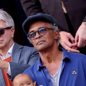 afin de récolter des dons pour l'académie du défunt.

Yannick Noah et sa fille Keelaani lors de l'hommage à R.Nadal lors des internationaux de France de tennis à Roland Garros le 25 mai 2025. © Jacovides / Moreau / Bestimage