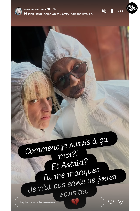 L’acteur avait joué dans de nombreux films et séries à succès.

Sara Mortensen a rendu un bel hommage à Husky Kihal. Capture d'écran Instagram