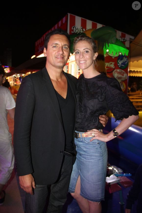 Dany Brillant et sa femme Nathalie à l'inauguration de la fête des Tuileries organisée par Caroline Barclay.
© Philippe Baldini / Bestimage
