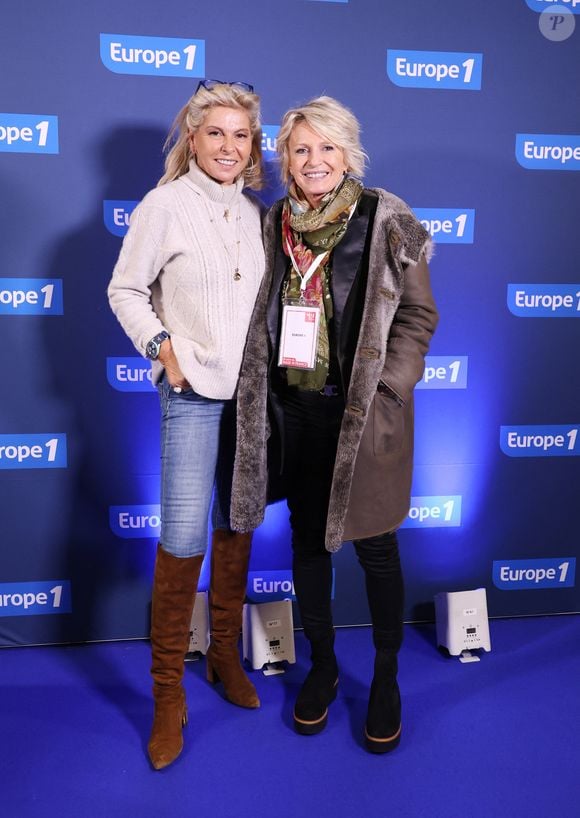 Exclusif - Caroline Margeridon et Sophie Davant - Sophie Davant anime son émission d'Europe 1 "Sophie & Les Copains" au salon Made in France à Paris le 9 novembre 2023.